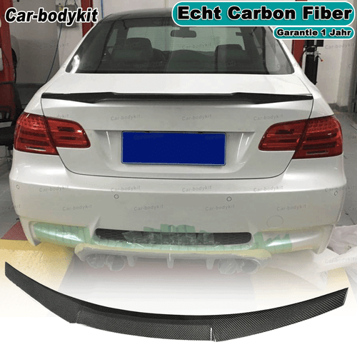 Carbon Heckspoiler Heckflügel Spoiler Lippe für BMW 3er Coupe E92 325i M3 06-13  - Bild 1 von 12