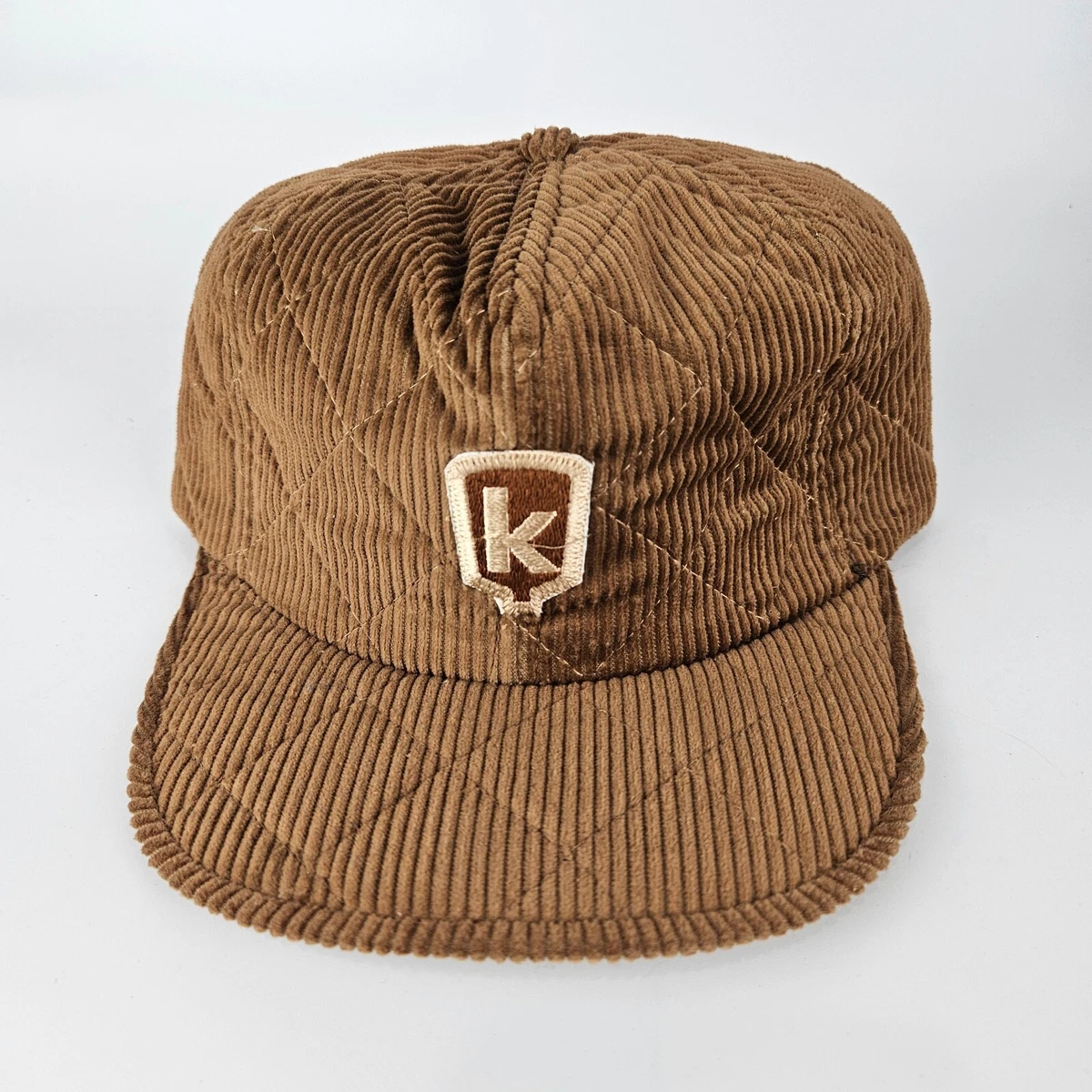 Corduroy cap hotsell with ear flaps