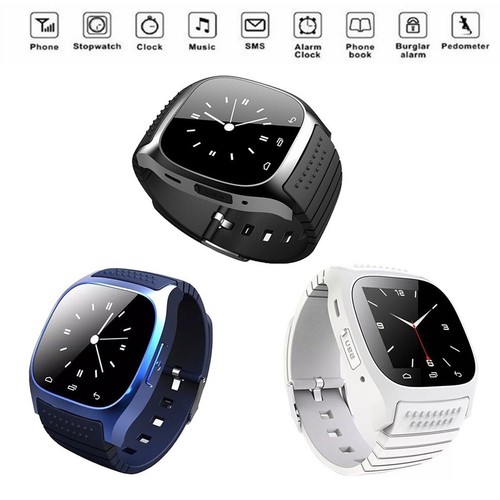 Bluetooth Sport Smart Watch Music Player Waterproof For Android HTC Samsung IOS - Picture 3 of 11
