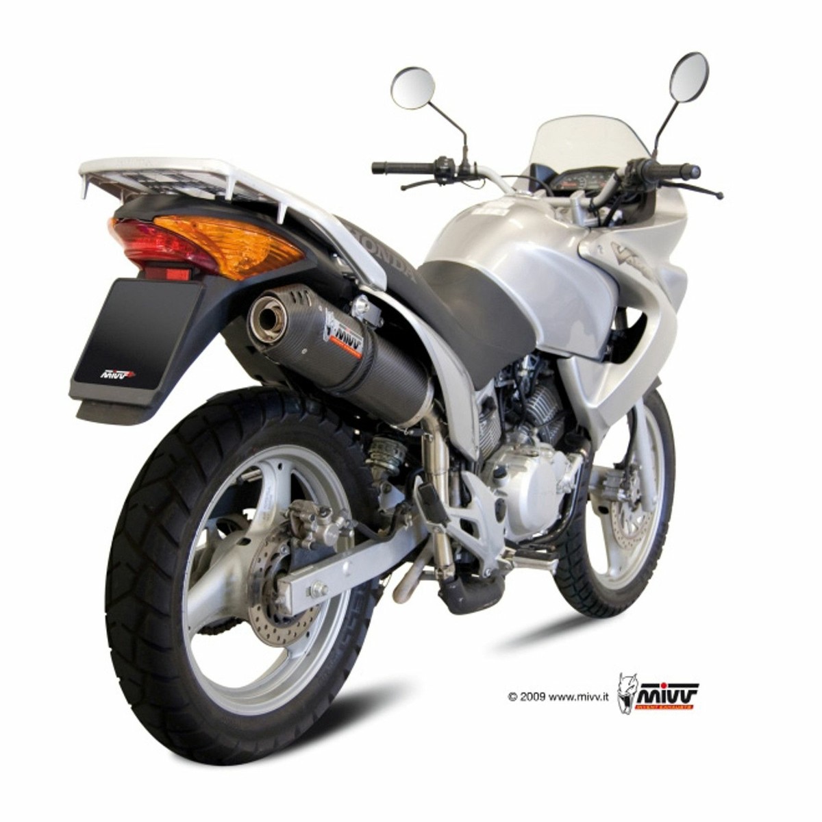 Mivv Honda Varadero 125 2007 Xl Pot D' Echappement Moto Oval