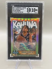 Dereck Lively ll 2022-23 Bowman U Chrome The Big Kahuna /150 SGC 10 - AUTO 10 RC