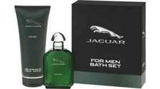 JAGUAR GREEN for Men 2 pcs GIFT SET 3.4 oz EDT Spray + 6.76 oz Bath & Shower Gel