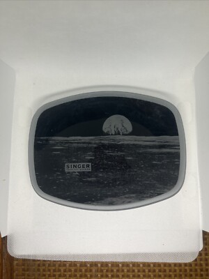 Rare Singer Kearfott Division defense contractor black moon dish  