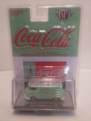 M2 Machines 1:64 1960 VW Delivery Van Coca-Cola lime green 1/9600 NEW