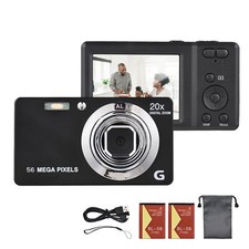2.7inch TFT 4K 56MP Portable Digital Camera Ultra HD 20X Zoom Anti-shaking B6H7