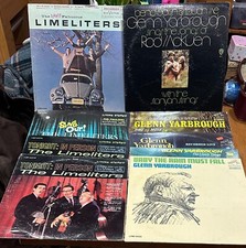 Glenn Yarbrough Limeliters LP 12 Vinyl Record Folk Pop Classic RARE titles 