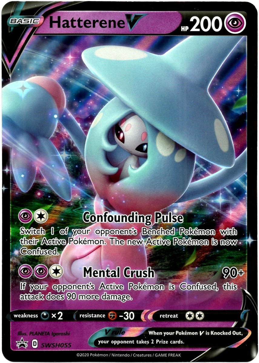 HATTERENE V, SWSH055, HP200, JUMBO CARD, NEAR MINT | eBay