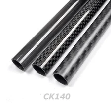 Carbon Pipe to replace Rod Blanks (CK140) OD 14.0mm ID 12.0mm L 350mm 450mm