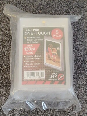 Ultra Pro One-Touch Thick Card 130pt Point Magnetic Card Holder - LOT Of 20 - Foto 7