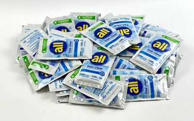 All Free and Clear Laundry Detergent 1 Load 1.78 oz Lot of 60