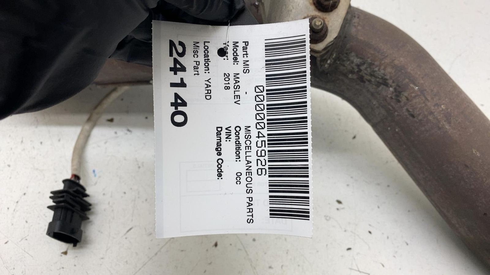⭕ 2017 2018 2019 2020 Maserati Levante Driver Side Exhaust Pipe Left LH 3.0L