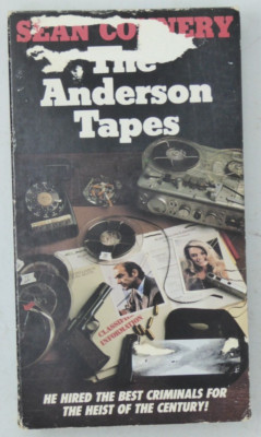 The Anderson Tapes (VHS, 1988) Sean Connery, Dyan Cannon