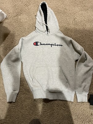 Hot light grey champion sweatshirt 2025