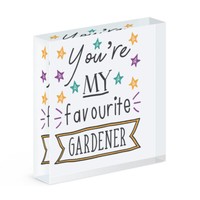You're My Favorit GäRtner Stars Acryl Foto Block Rahmen Lustig Best