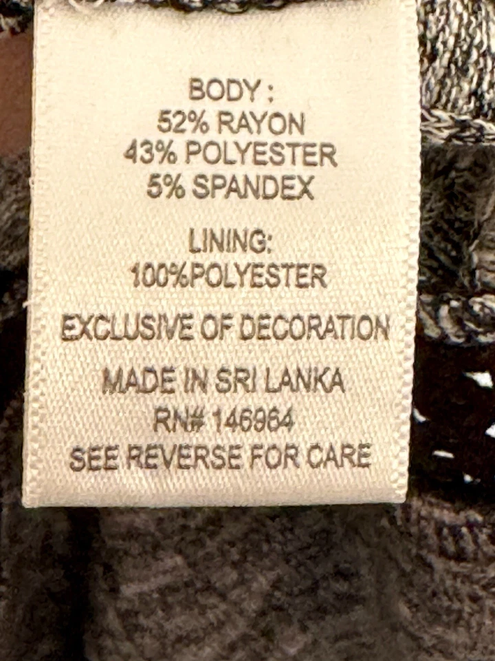 Signature Robbie Bee women's Gray And Black cowl sweater dress plus XL - Image 3 of 4