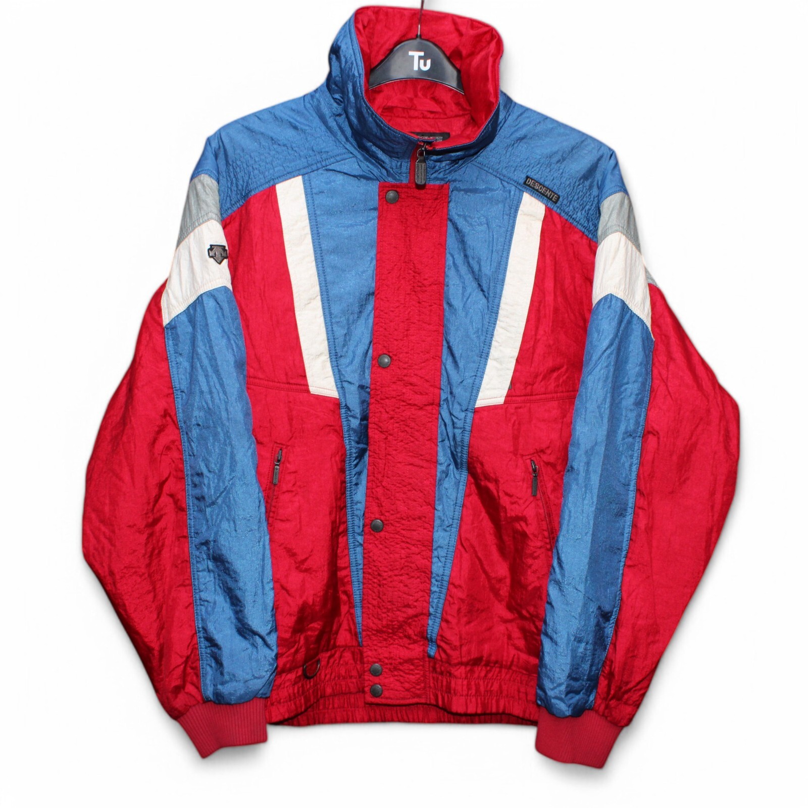 Vintage Descente Ski Jacket Racing Team Mens Large Red Made in Japan 90s Y2K