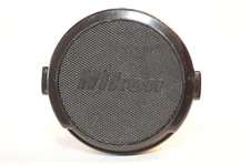 Nikon 52mm all black lens cap Vintage from 1970's