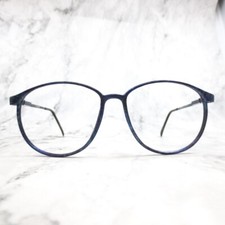 Vintage Marchon Eyeglasses Frame MOD-CFG-35 COL.19 Women Blue Round Full Rim 130