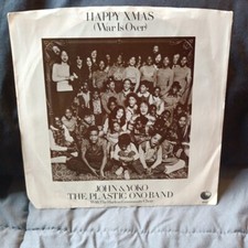 John And Yoko Happy Xmas The War Is Over/Listen The Snow Is Falling.NM- Vinyl 45