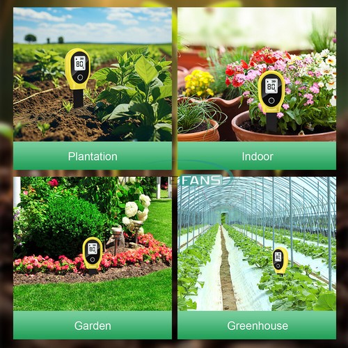 0-99%RH Soil Moisture Detector Tester LCD Soil Water Analyzer Meter Gardening - Picture 8 of 19