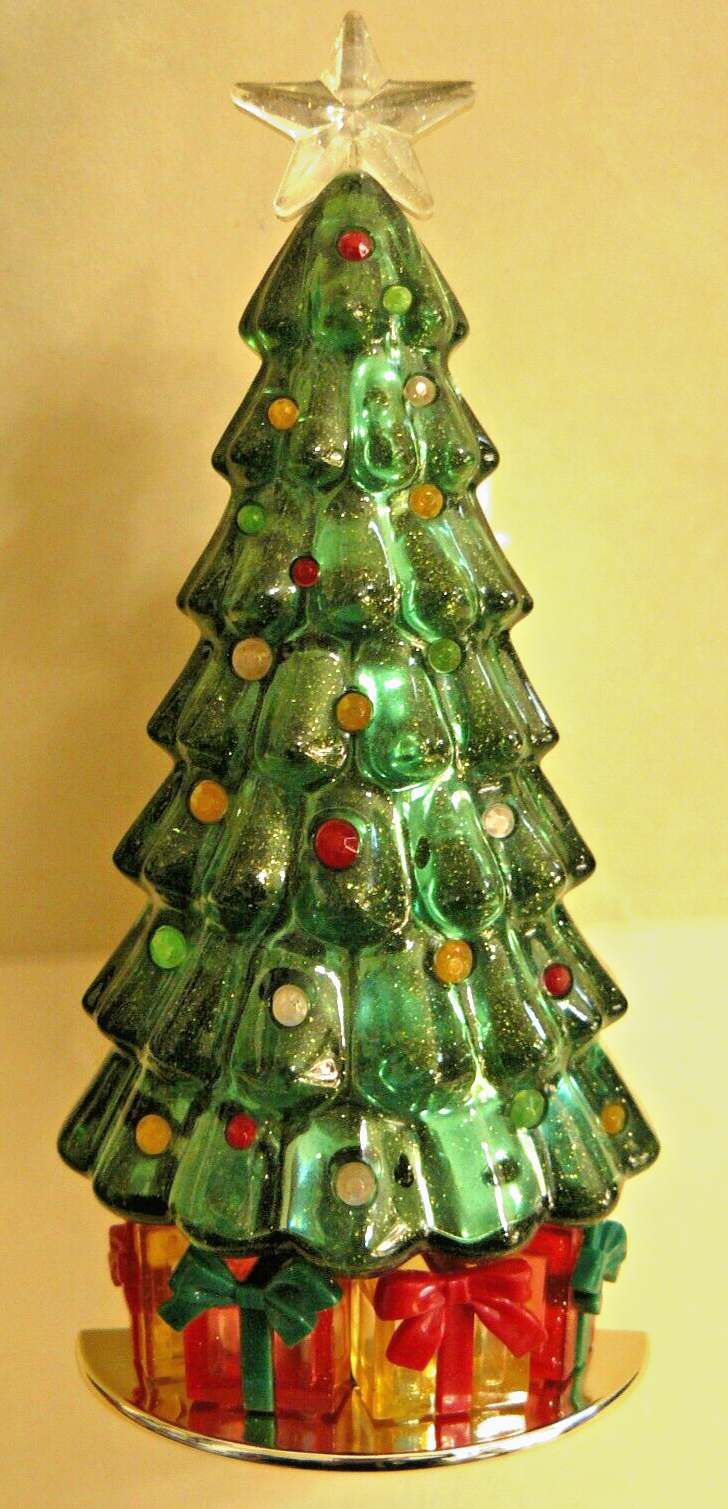 Bath & Body Works Wallflower CHRISTMAS TREE w/PRESENTS diffuser (LIGHT-UP 24/7)-image