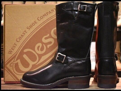 WESCO Champion Boss Engineer Black Horsehide Vibram 700 9E 