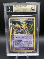 Alakazam Gold Star 99/100 Crystal Guardians Holo BGS 9.5, POP 11 💎 on eBay