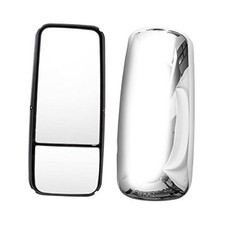 Door Mirror compatible with Kenworth T660, Motorized Power Heated Chrome Door