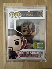 Signed Stan Lee W/COA Funko Pop Doctor Strange #161 -Official 2016 SDCC - Marvel