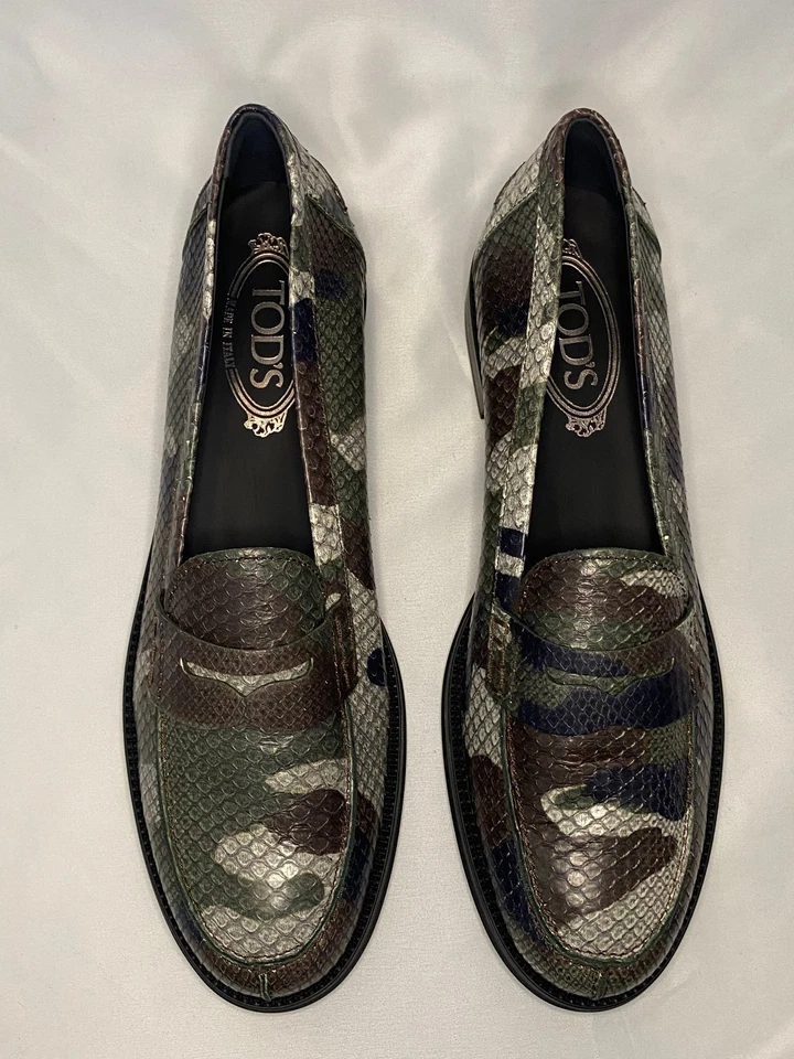 Tod´s - Loafer / Mokassin - Pyton Print Khaki - Gr. 40 / 6,5 / 9 - Bild 4 von 4