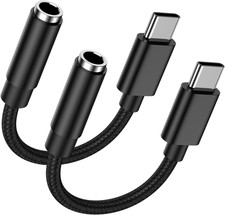 USB C to 3.5Mm Audio Headphone Jack Adapter for Samsung Galaxy A17 A16 A56 S25 U