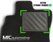 Tappetini Fiat 500X su Misura Antiscivolo Gomma Battitacco 2014+ Accessori Auto - Miniatura 3