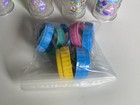 Vtg 1990s Playtex Decorated Drop In Nurser Baby Bottle Lot W Nipples Caps Rings — photo 2