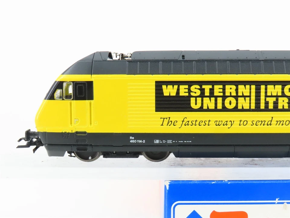 Escala HO Roco 63514 SBB Swiss "Western Union" Re460 Eléctrico #114-2 - DCC Listo Foto 2 de 4