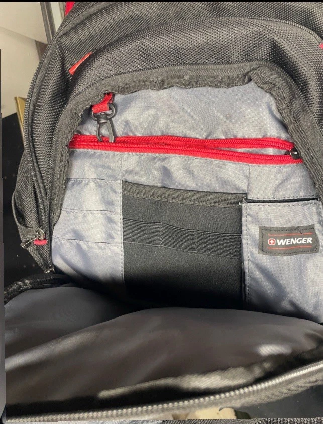 Рюкзак для переноски ноутбука Wenger The Legacy черный/серый 16 дюймов ноутбук готов к работе с TSA - Изображение 4 из 4
