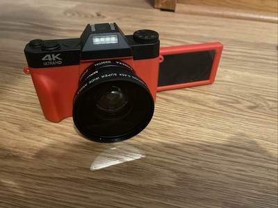 Digital Video Camera for YouTube 4K Video Camera 48MP 30FPS Vlogging Camera