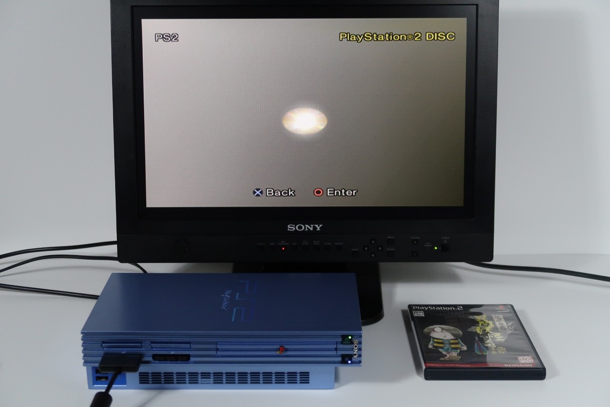 SONY Playstation 2 PS2 Console SCPH-39000 AQ AQUA Tested F/S NTSC