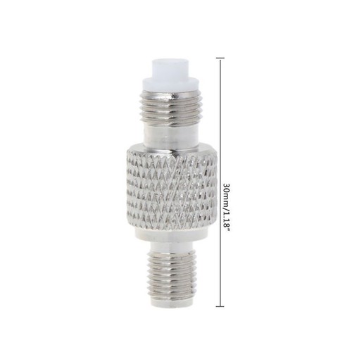 FME Female Jack to SMA Female Plug RF Coaxial Adapter Converter Silver Kit - Picture 2 of 8
