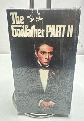 The Godfather II VHS   Paramount Watermark   Factory Sealed Double VHS #8459