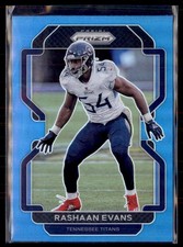 2021 Panini Prizm Light Blue Prizm Rashaan Evans Tennesee Titans 6