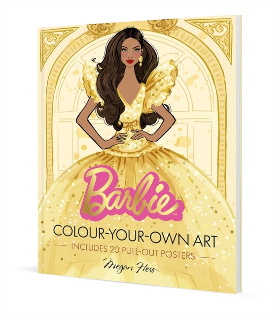 Barbie: Colour-Your-Own Art: Includes 20 Pull-out by Megan Hess | PB | 2026 - Image 3