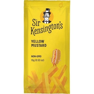 Sir Kensington's Yellow Mustard, 15 Gram Packet, 600 Per Case