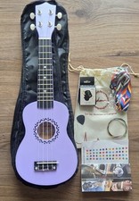 Adm Soprano Ukulele With Gig Bag And Clip On Tuner 