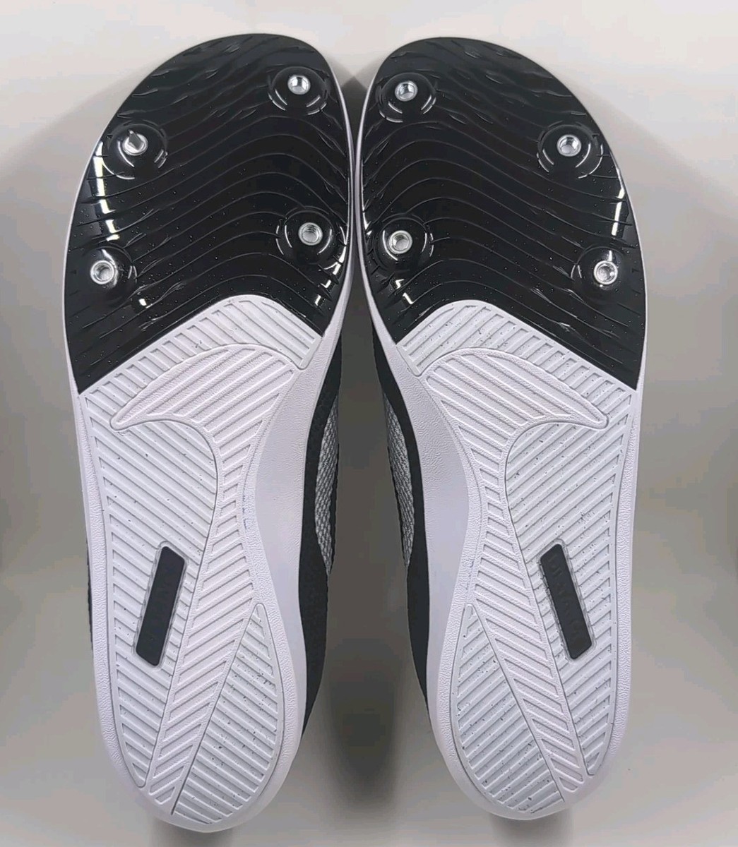 Nike Zoom Rival Distance Black Silver Track Spikes Mens 9.5  display picture 2