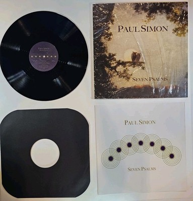 PAUL SIMON SIGNED SEVEN PSALMS LITHOGRAPH 167/500 25