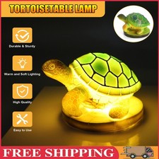 3d Animal Table Lamp Turtles Stained Glass Stained Night Light Retro Desk Lamps