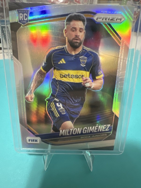 Panini Prizm 2025-26 FIFA Soccer Milton Giménez Boca Juniors Rookie #172
