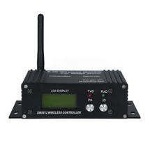 DMX 512 2.4G Wireless Controller Transmitter Receiver LCD Display Power Ad SXLK