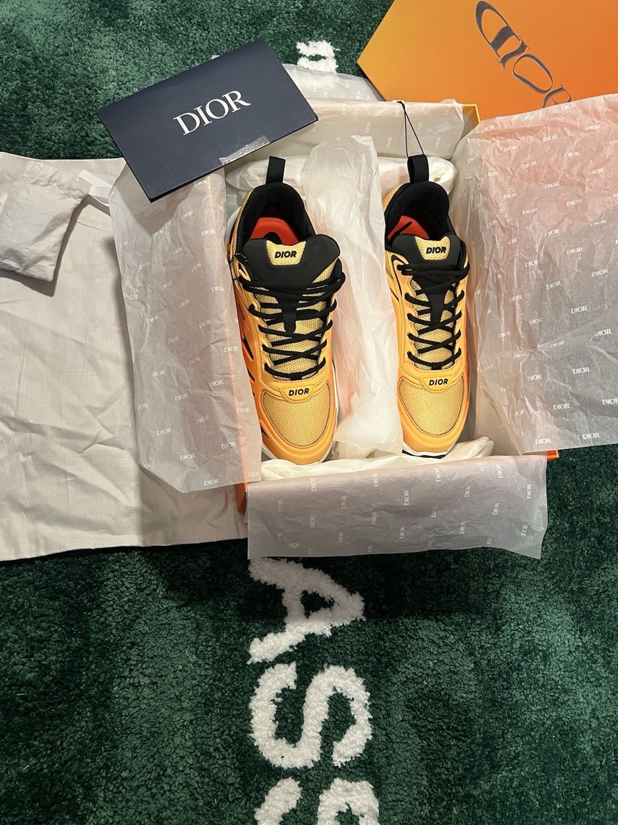 Dior & Lewis Hamilton B44 Blade Mens Sneaker Yellow/Black Limted