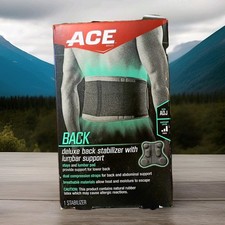 Ace Deluxe Back Stabilizer with Lumbar Support Dual Strap System